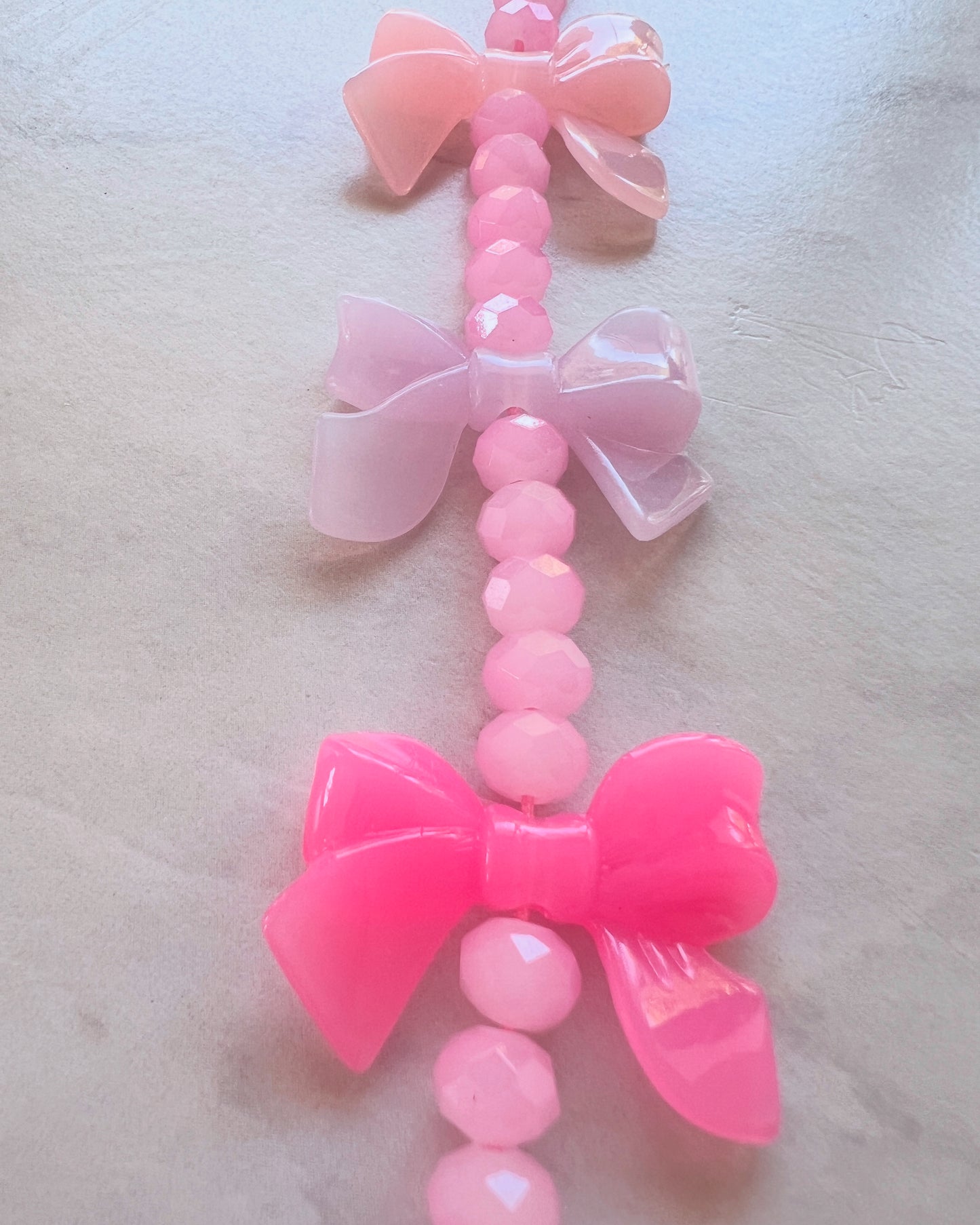 Bow Magic bag charm- Short