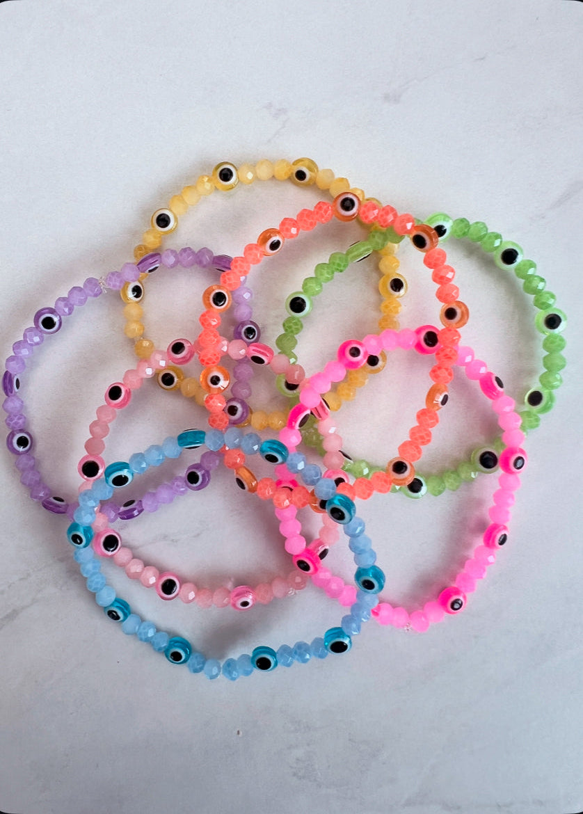 Mini evil eye bracelet- Balance in life
