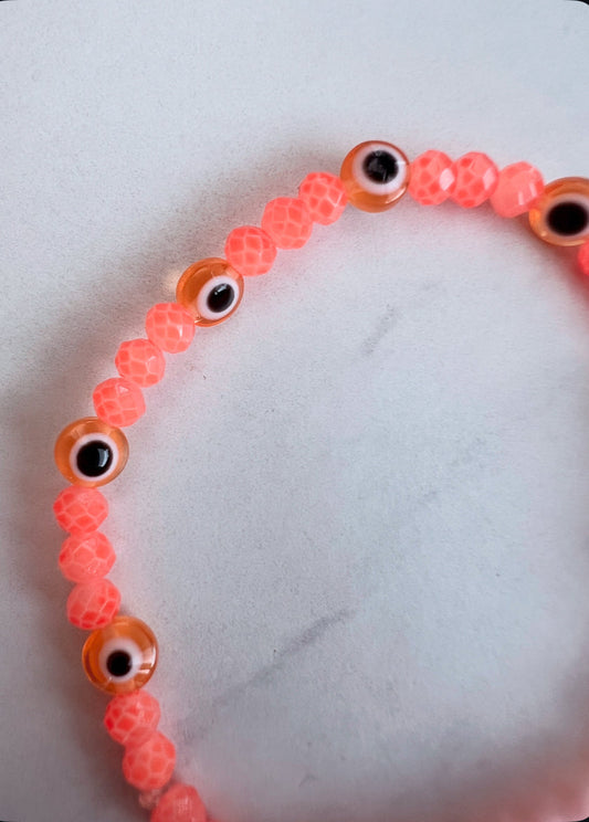 Mini evil eye bracelet- Happiness