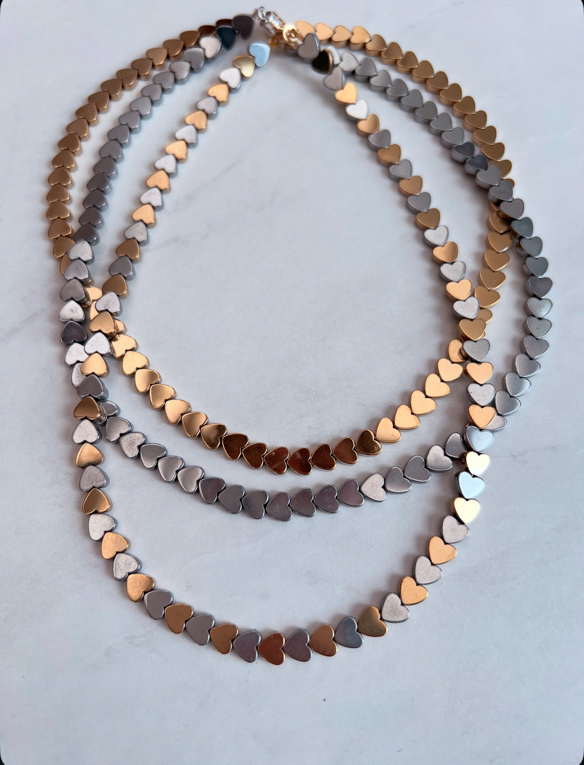 Magnetic Love necklace- Gold