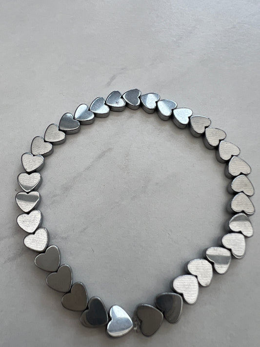 Silver Never ending love bracelet