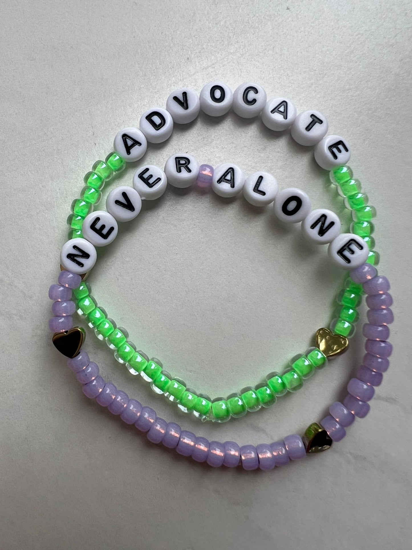 Neon Green Advocate bracelet