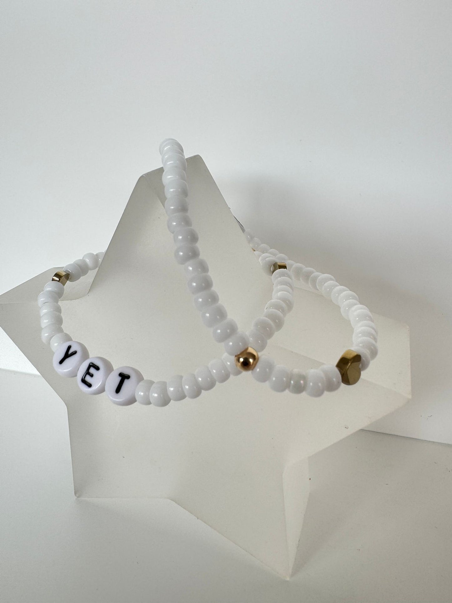 Peace Bracelet- White