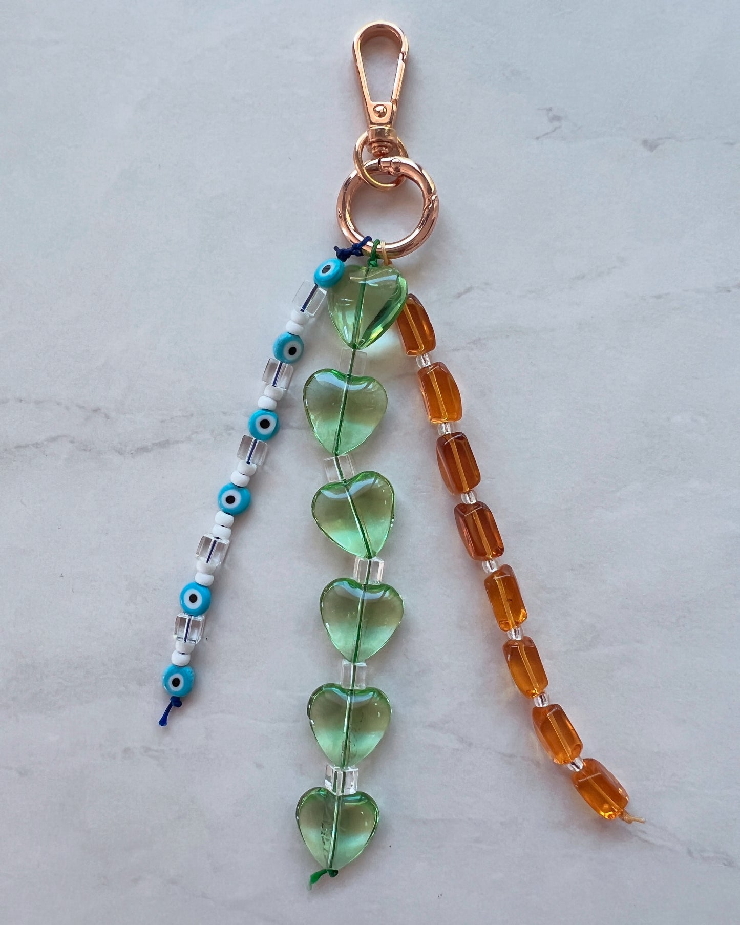 Amber Pop bag charm - Short