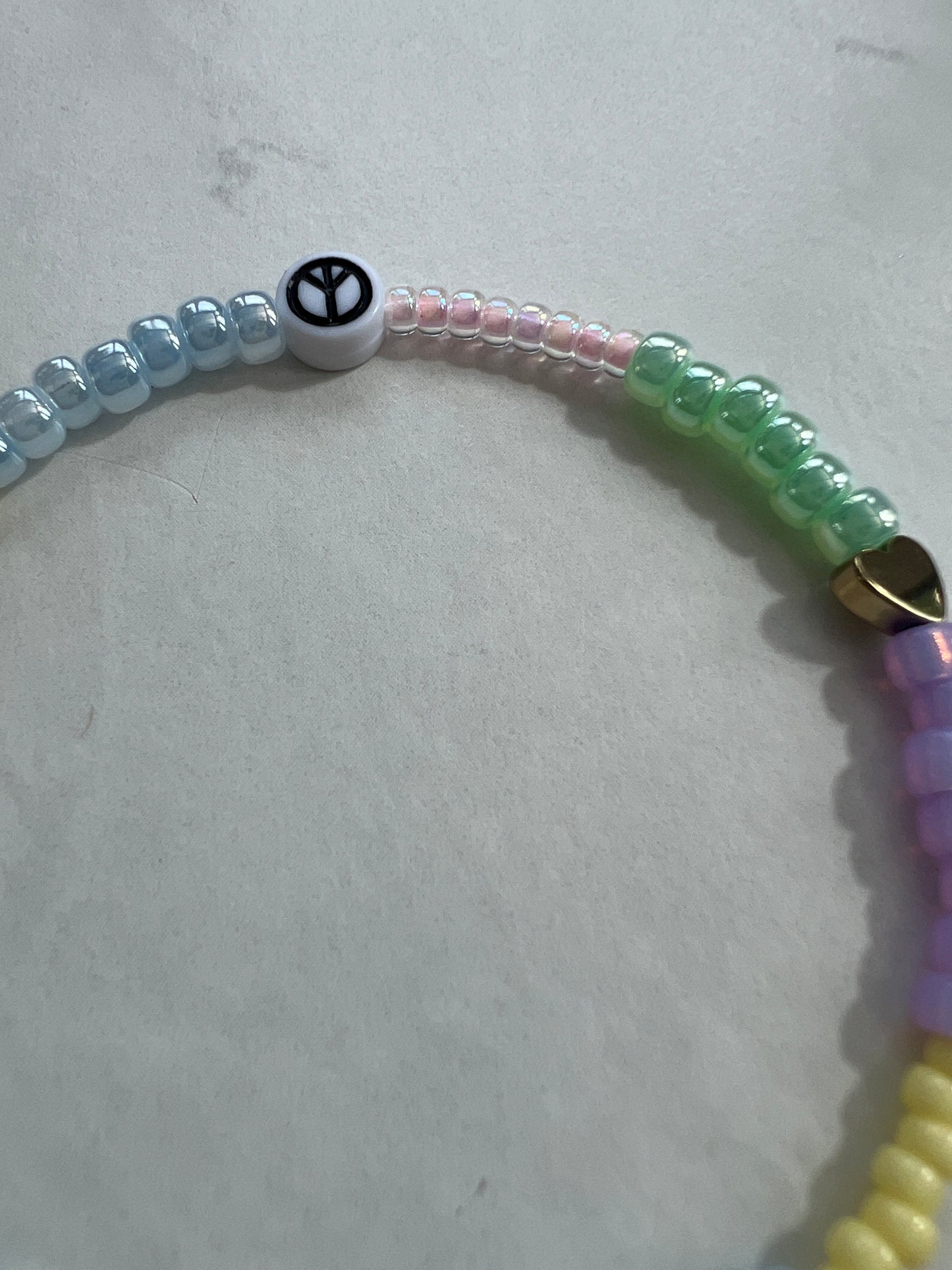 Peace Bracelet-Pastel