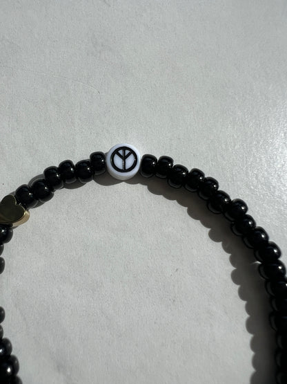 Peace Bracelet- Black