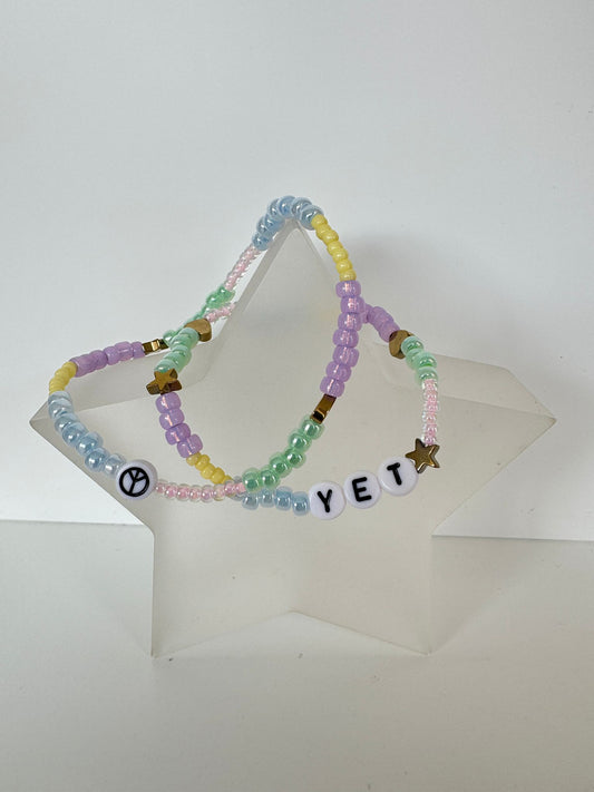 Peace Bracelet-Pastel