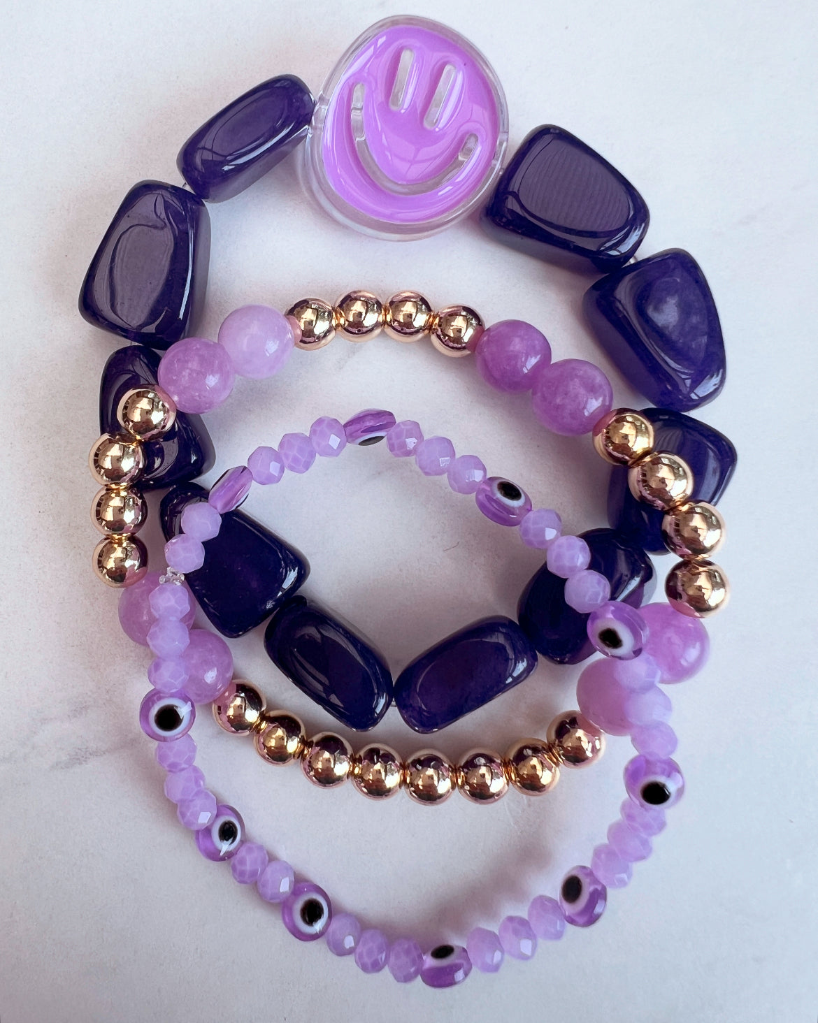 Mini evil eye bracelet- Boost creativity