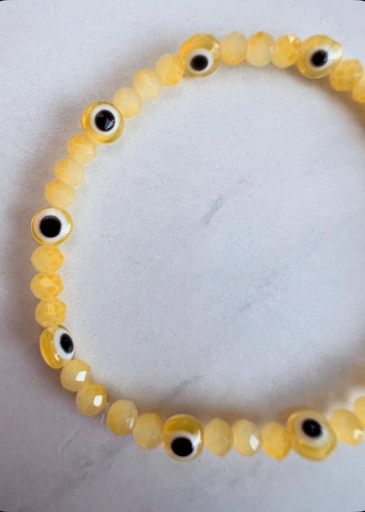 Mini evil eye bracelet- Protect your health