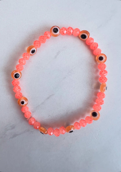 Mini evil eye bracelet- Happiness