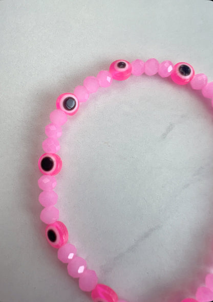 Mini evil eye bracelet- Love