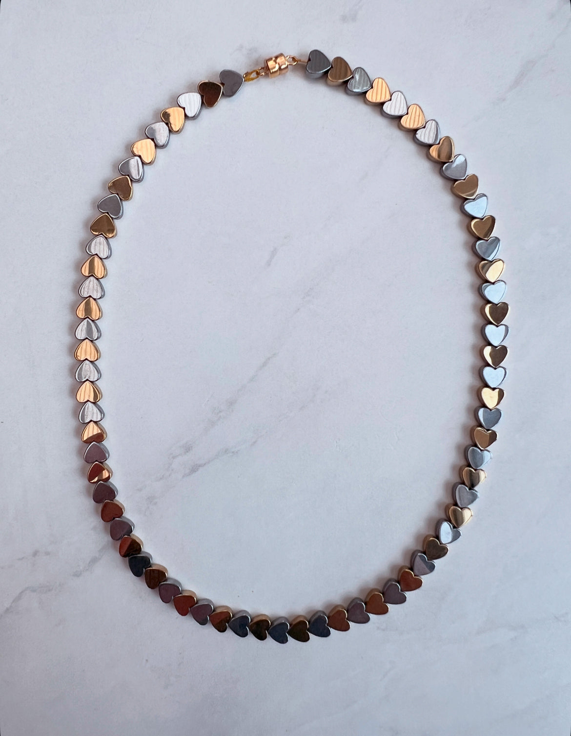 Magnetic Love necklace- Gold & Silver