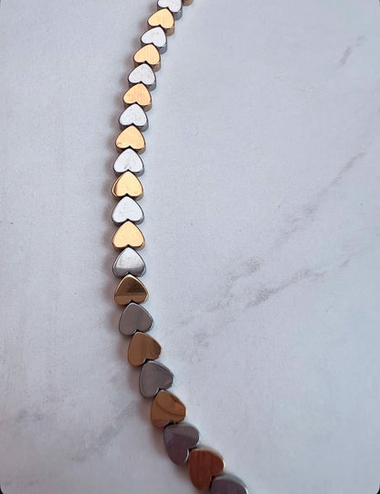 Magnetic Love necklace- Gold & Silver