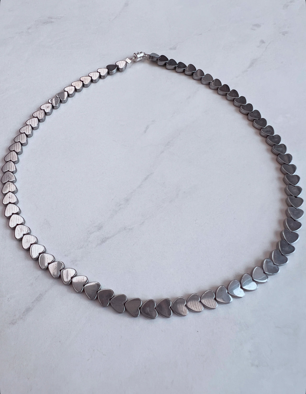 Magnetic Love necklace- Silver