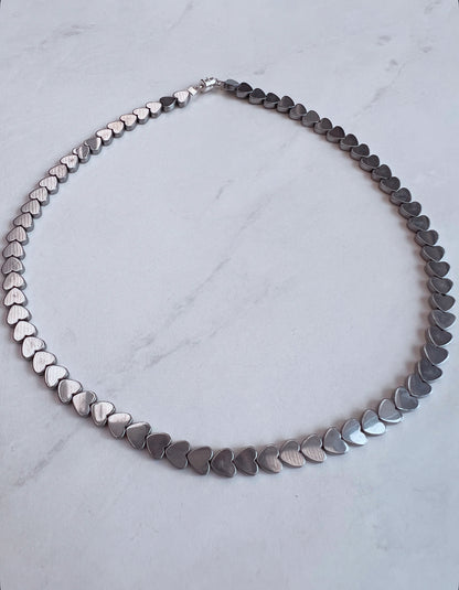 Magnetic Love necklace- Silver