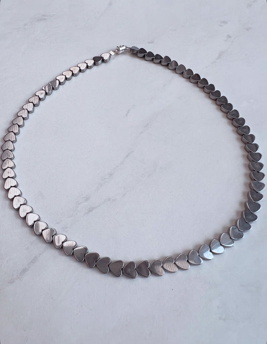 Magnetic Love necklace- Silver