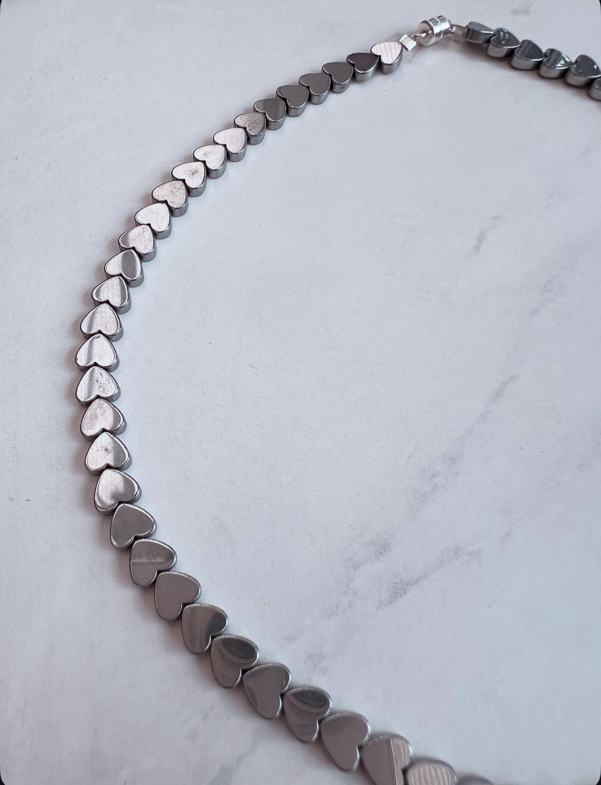 Magnetic Love necklace- Silver