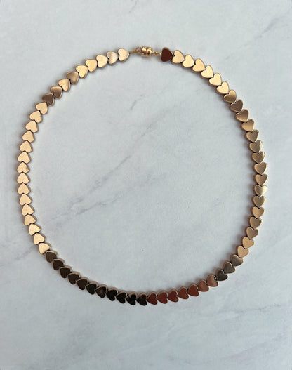 Magnetic Love necklace- Gold