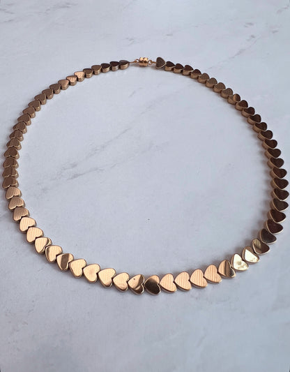 Magnetic Love necklace- Gold