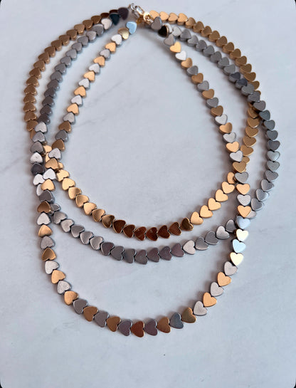 Magnetic Love necklace- Gold