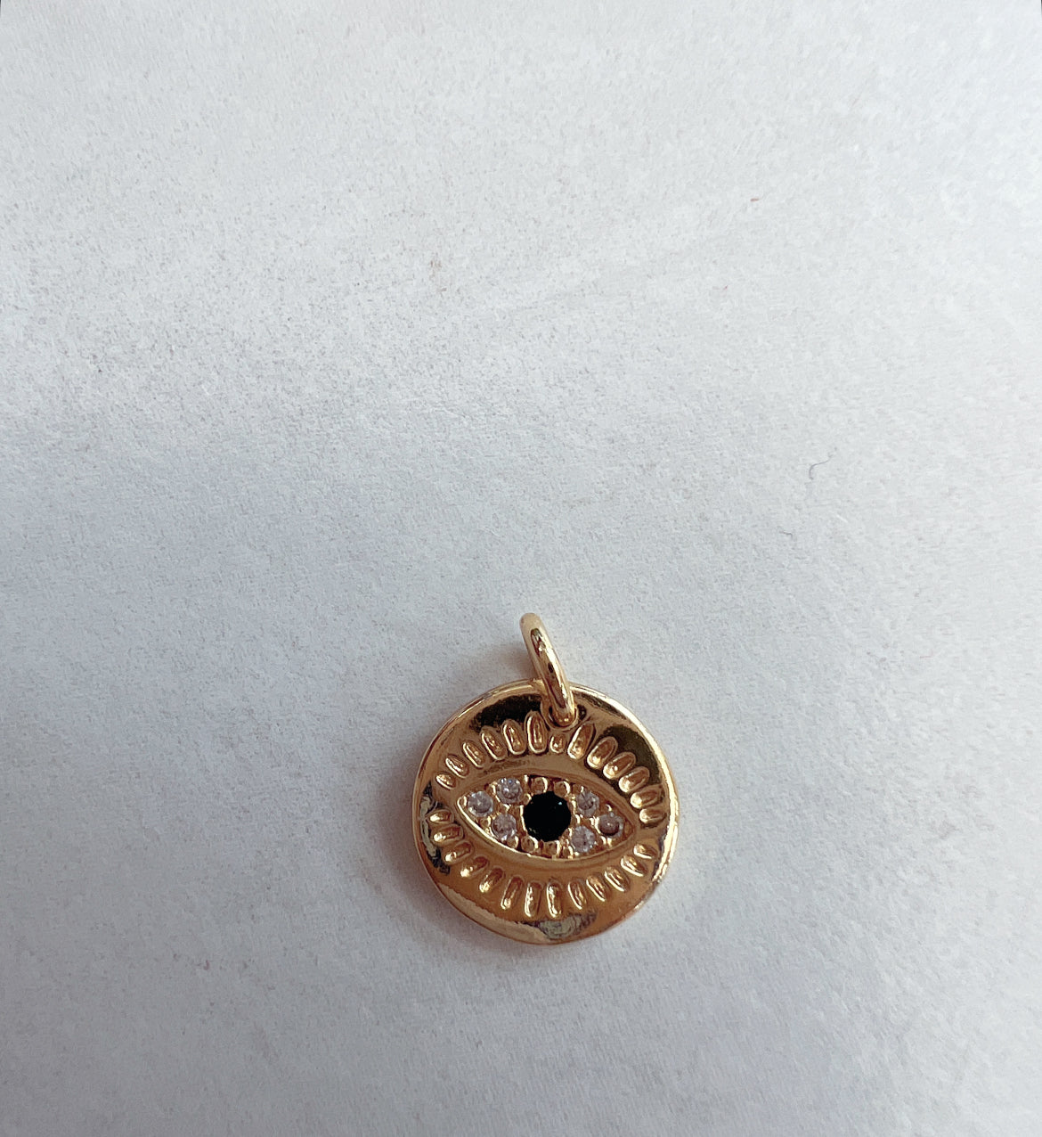 Mini Gold Evil eye