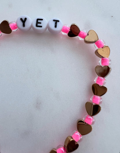 Yet- Pink and Gold