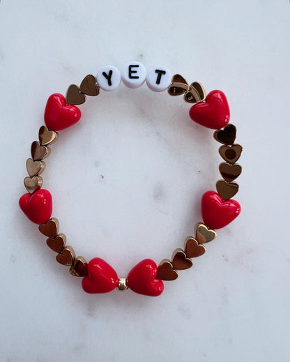 Yet- Red heart and Gold