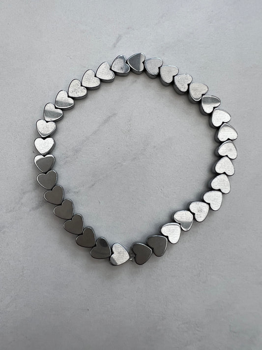 Silver Never ending love bracelet