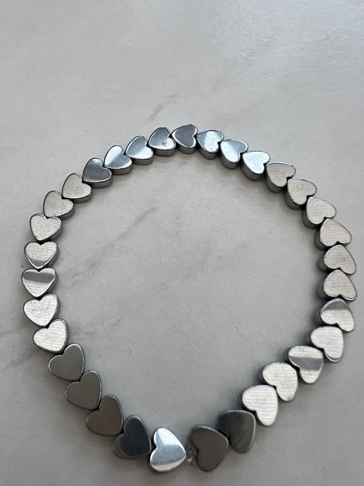 Silver Never ending love bracelet
