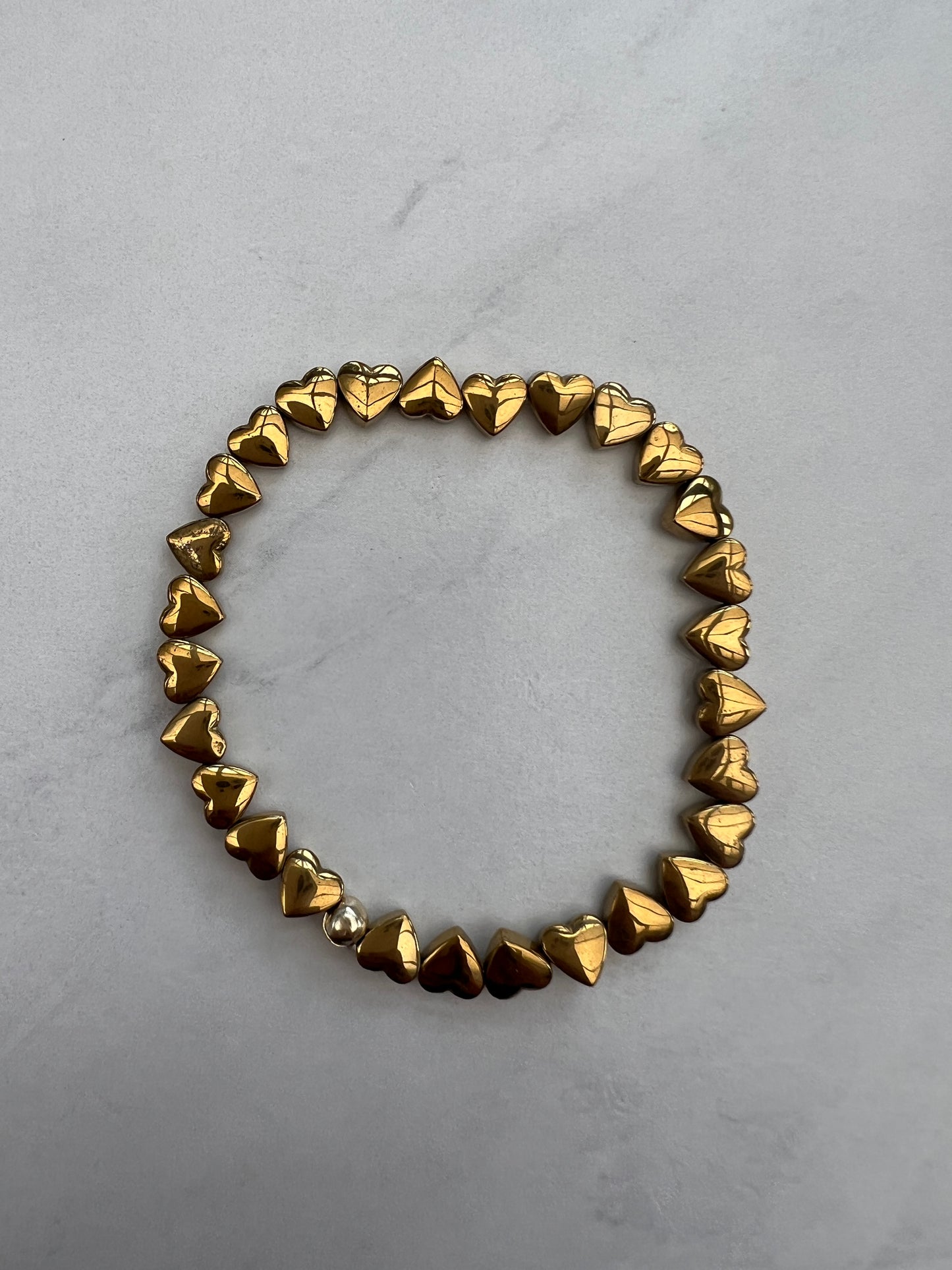 Puffy heart never ending love- Gold