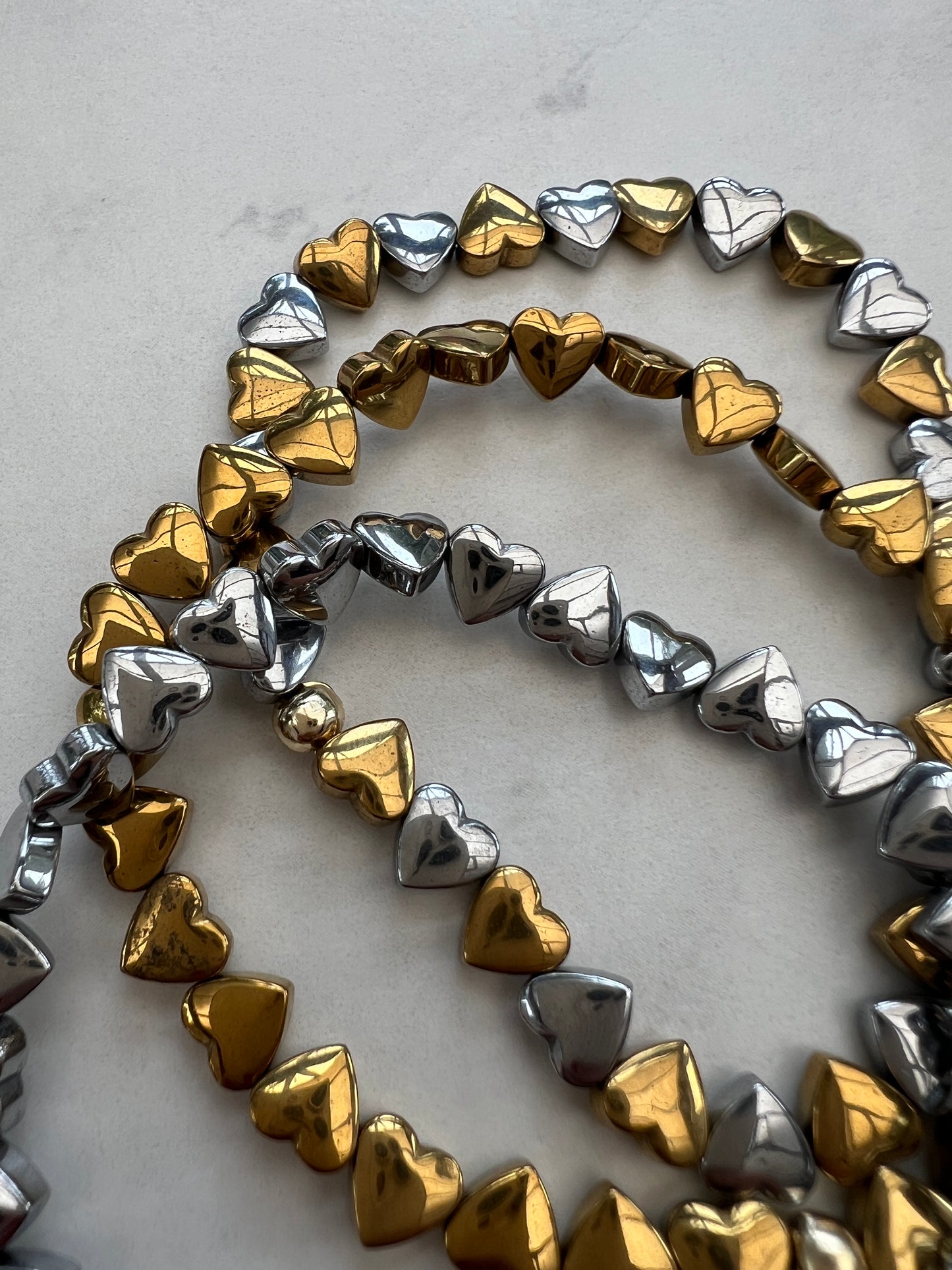 Puffy heart never ending love- Silver