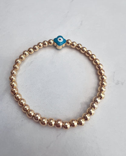 Mini Chamak Bracelet with Evil Eye