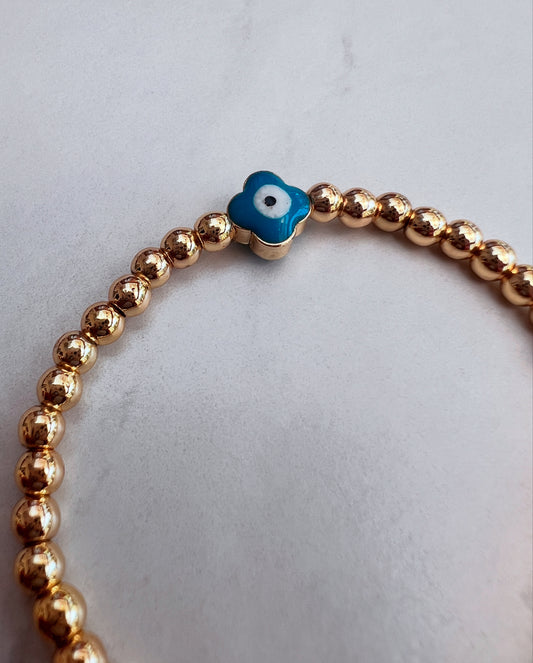 Mini Chamak Bracelet with Evil Eye
