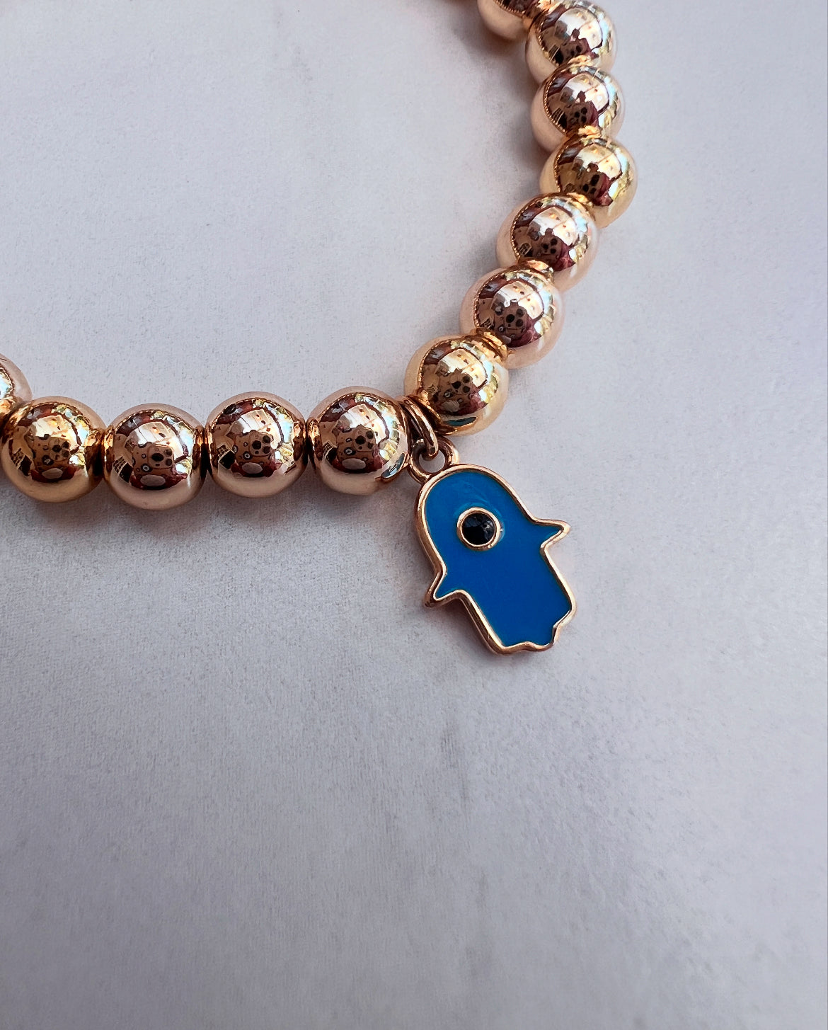 Mini Chamak bracelet with Hamsa charm