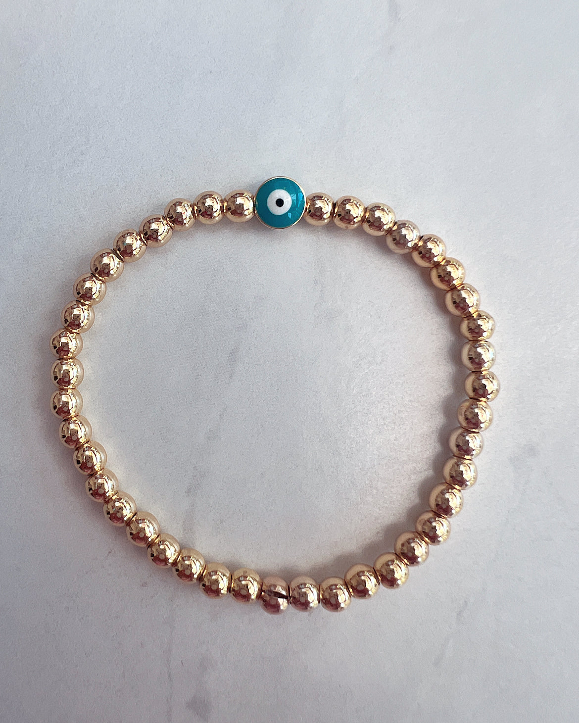 Mini Chamak bracelet with mini evil eye
