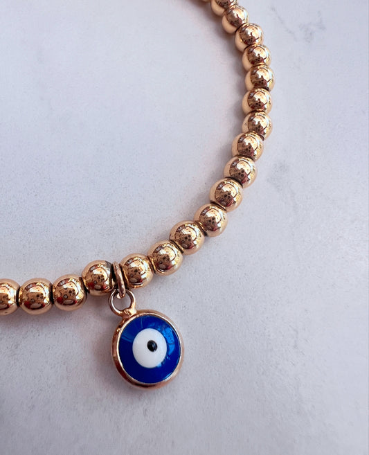 Mini Chamak Bracelet with Evil Eye Charm