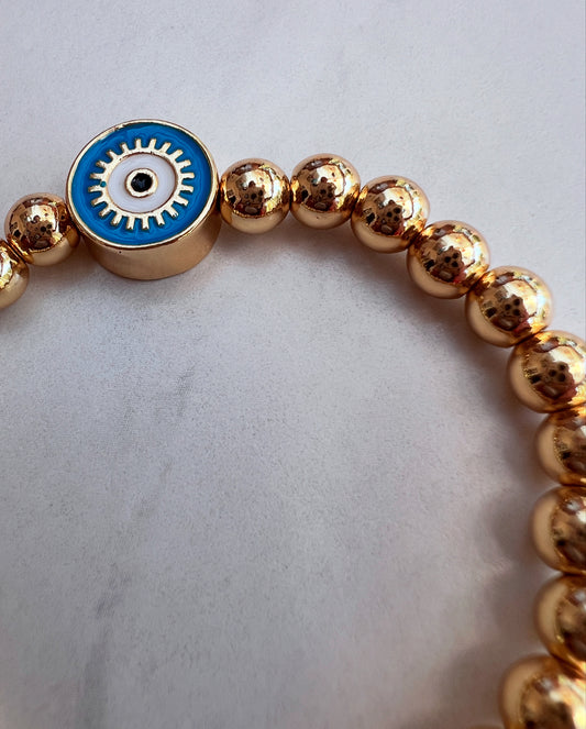 Chamak Blue Evil Eye bracelet