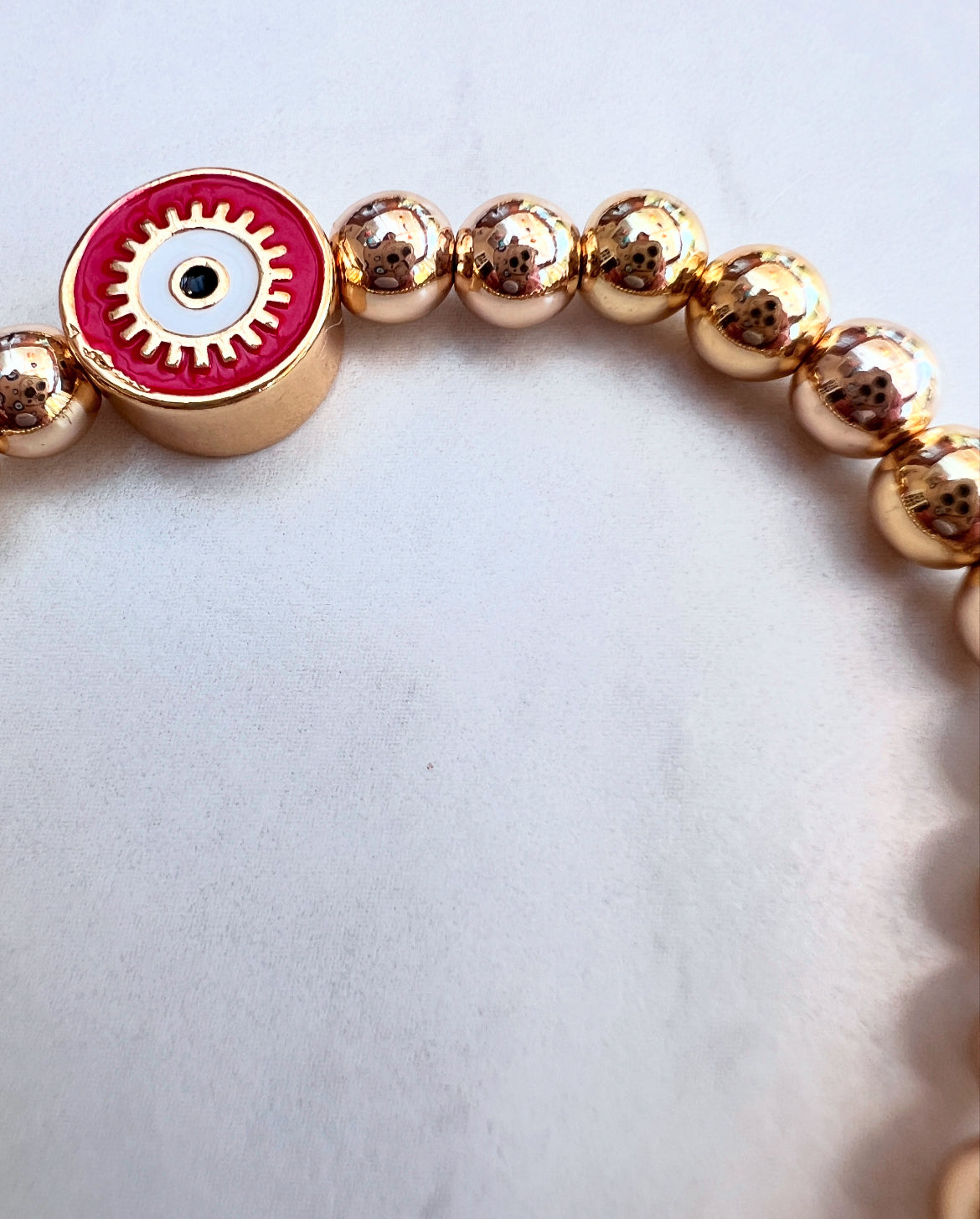 Chamak Red Evil Eye bracelet