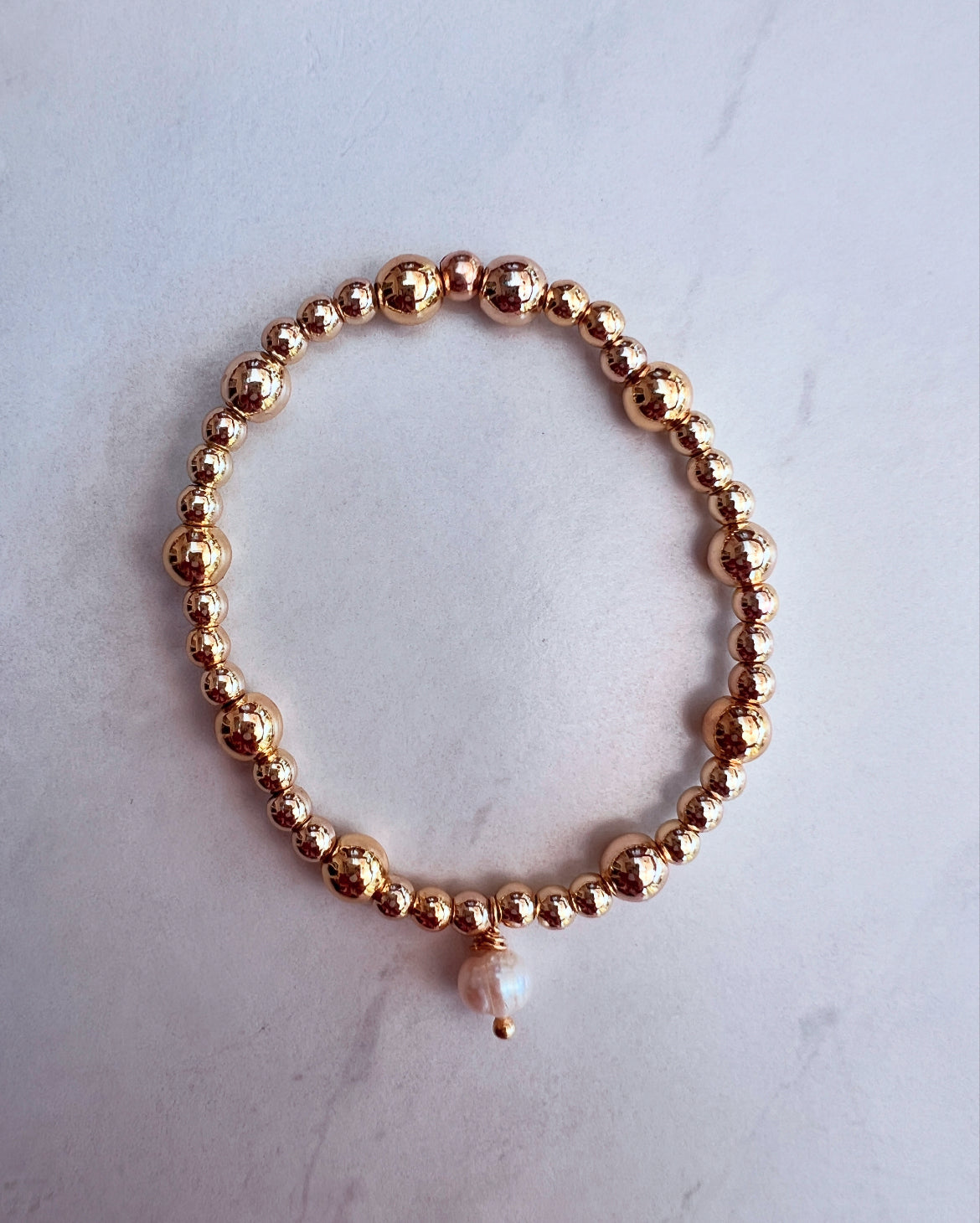 Pearl charm Powerbead Chamak bracelet