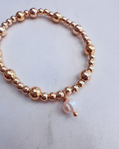 Pearl charm Powerbead Chamak bracelet