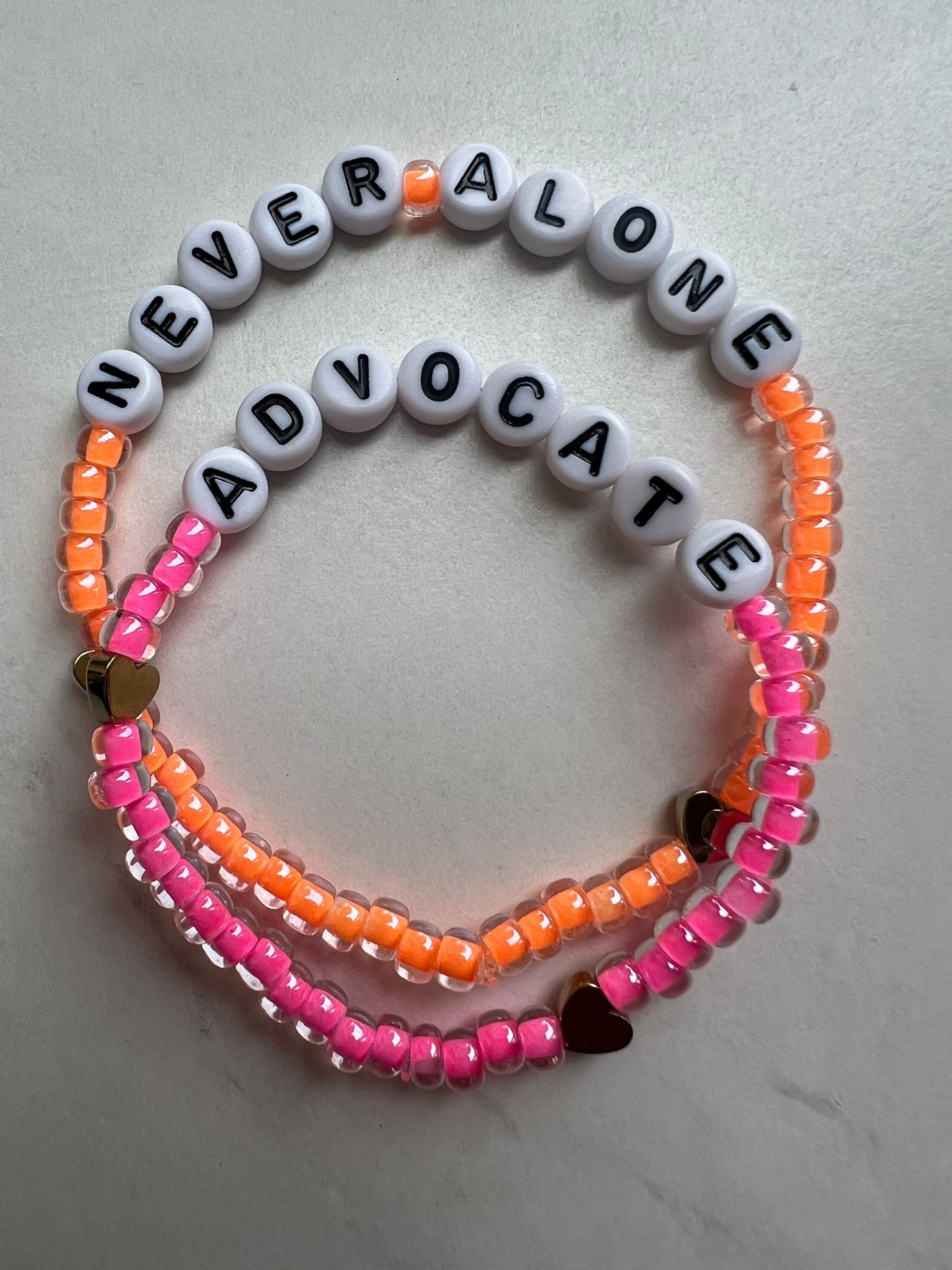 Neon Pink Advocate bracelet