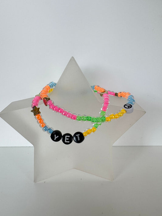 Peace Bracelet- Neon